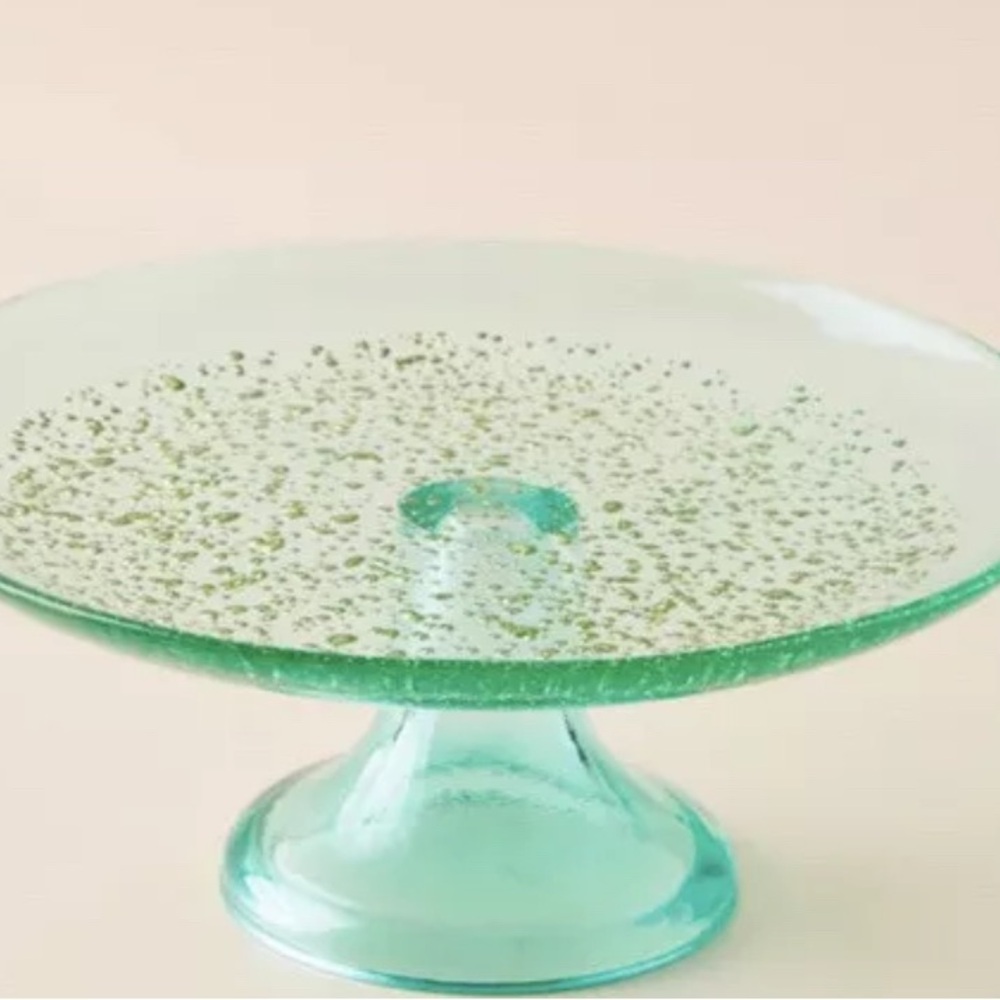 Anthropologie Elio Cake Stand Mint Small, NWT